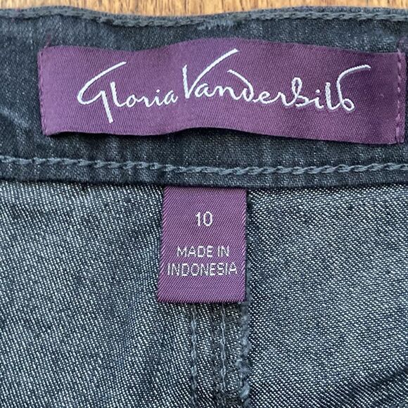 Gloria Vanderbilt Five Pocket Gray Amanda High Rise Jeans Size 10 NWNT - Picture 4 of 7